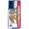 California Flag Light Wood Moto G 5G (2024) Clear Case